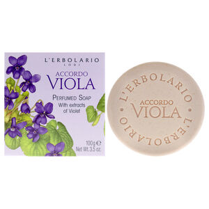 Perfumed Soap - Accordo Viola by LErbolario for Unisex 3.5 oz Soap